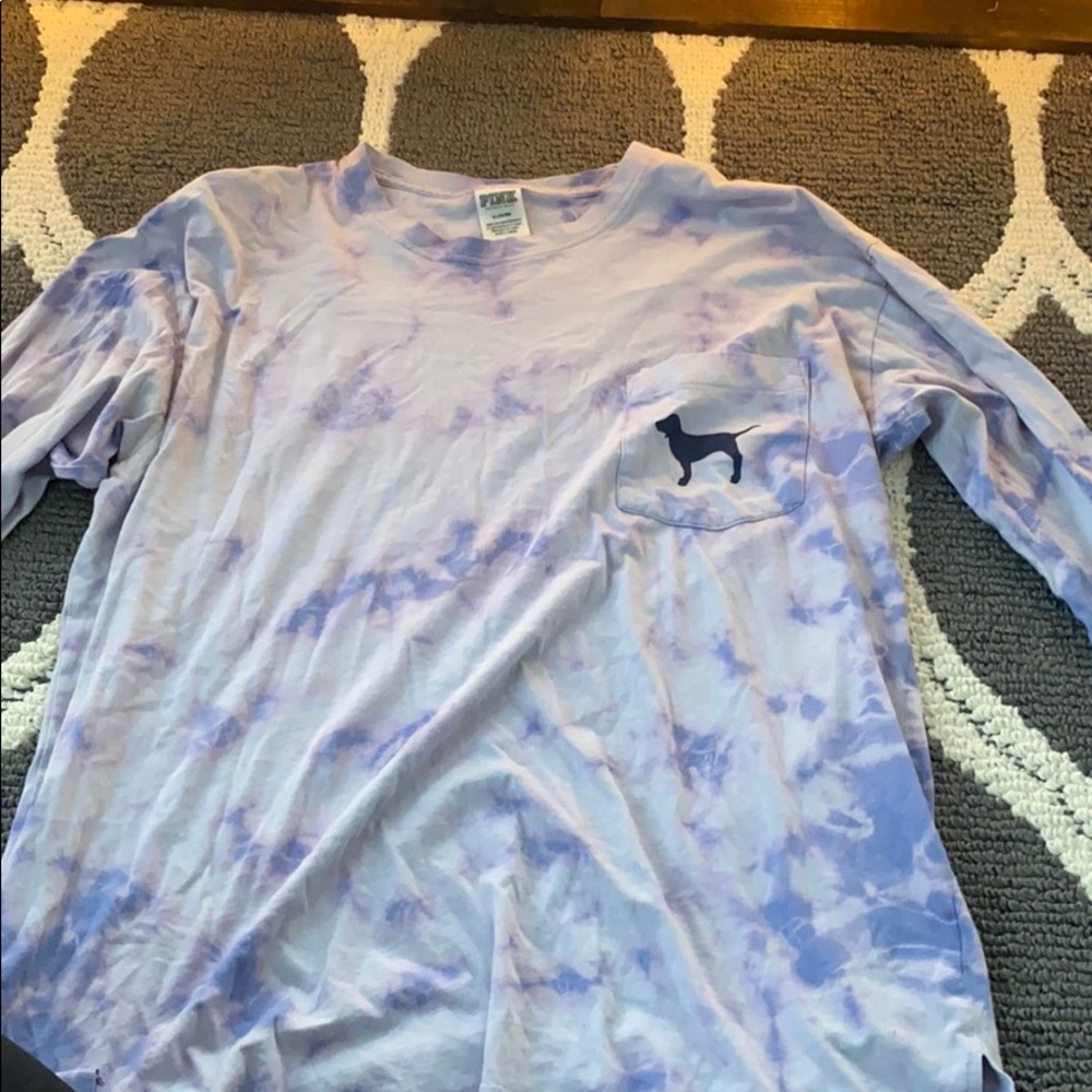 PINK tie dye long sleeve